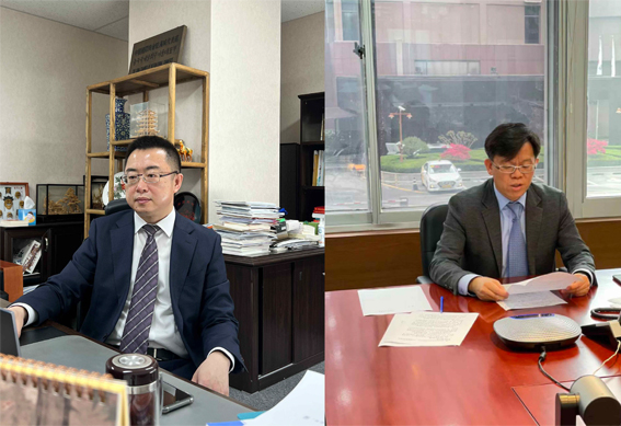 商会杨晓军执行会长和孙玮监事.jpg BET体育365投注官网